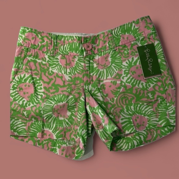 Lilly Pulitzer Callahan Shorts NWT Sz 00 - Picture 1 of 5
